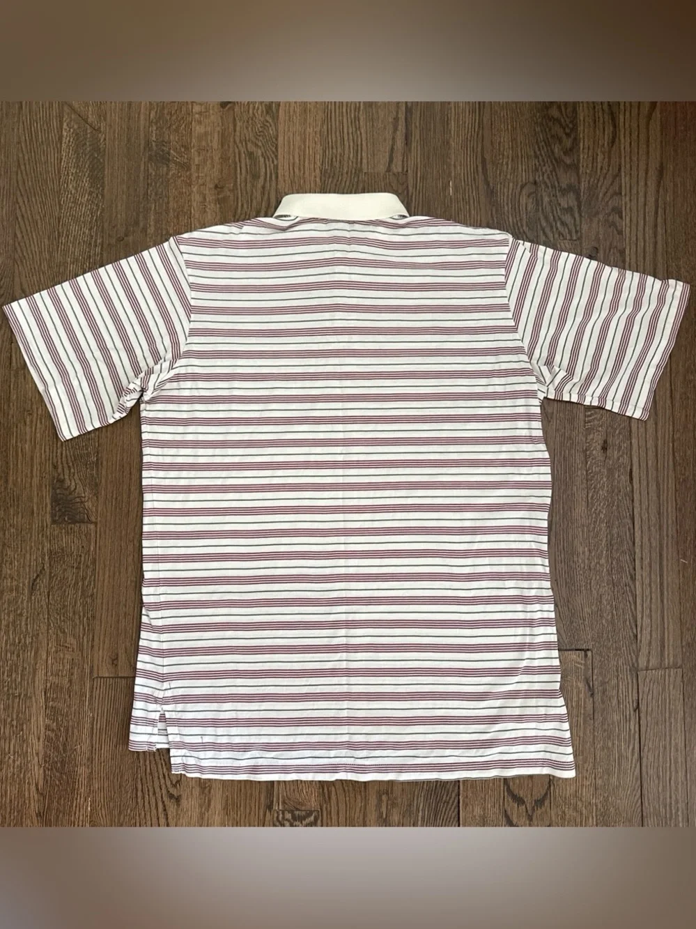 Y2K Vintage 80’s/90’s Ralph Lauren Striped Polo Shirt L Preppy 100% Cotton